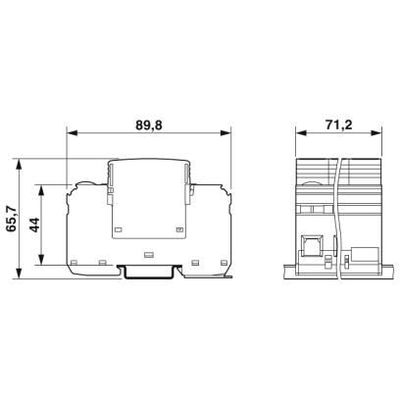 VAL-MS-T1/T2 1000DC-PV/3+V/32 - Phoenix Contact - 1044183 - изображение 2
