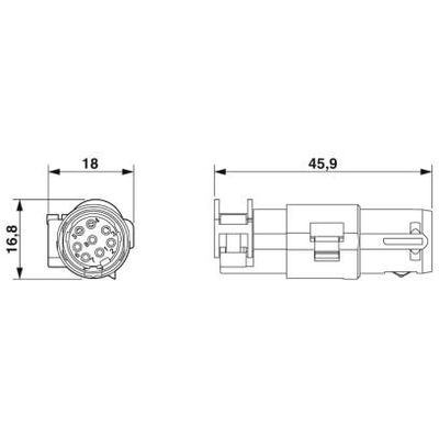 HC-M-08-EMC-DSUB-F - Phoenix Contact - 1066080 - изображение 2