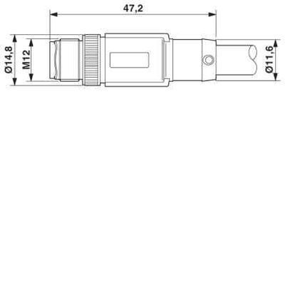 VS-M12MS-94H-HYB/15,0 SCO - Phoenix Contact - 1402446 - изображение 2