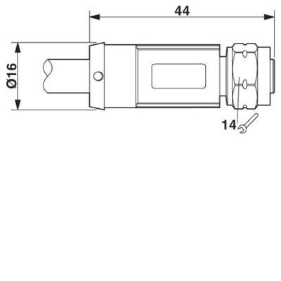 SAC-4P-2,0-28X/M12FS OD - Phoenix Contact - 1454079 - изображение 2