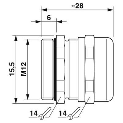 G-INSEC-M12-S68N-NCRS-S - Phoenix Contact - 1411187 - изображение 3