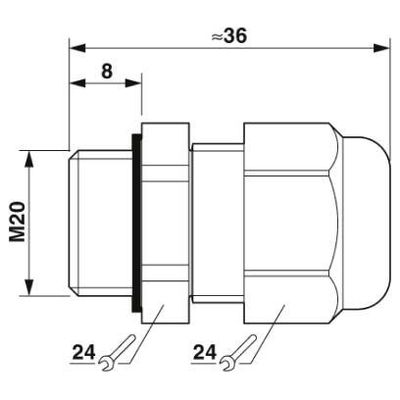 HC-K-KV-M20(5-13)BK - Phoenix Contact - 1411261 - изображение 2