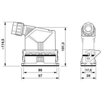 HC-EVO-A16UT-BWS-HH-M25-PLRBK - Phoenix Contact - 1411358 - изображение 3