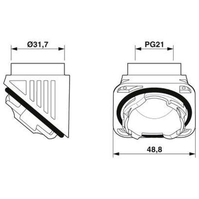 HC-B-TA-PG21-PLR-BK - Phoenix Contact - 1414249 - изображение 2