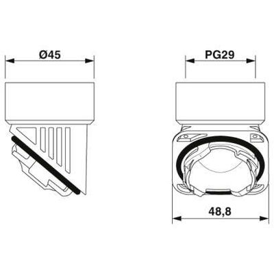HC-B-TA-PG29-PLR-BK - Phoenix Contact - 1414250 - изображение 2
