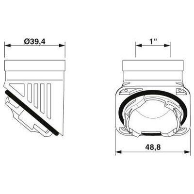 HC-B-TA-NPT-1/1-PLR-BK - Phoenix Contact - 1414253 - изображение 2