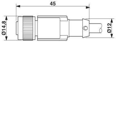 SAC-5P-5,0-PUR/M12FS SH - Phoenix Contact - 1682951 - изображение 3