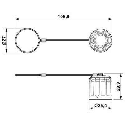 QPD QSK BK 3/4X1,5 FS - Phoenix Contact - 1414722 - изображение 2