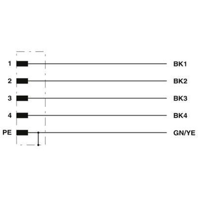 SAC-5P-M12MSK/ 1,5-PUR PE - Phoenix Contact - 1414866 - изображение 4