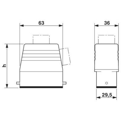 HC-D15-TFL-66/O1PG21G - Phoenix Contact - 1416385 - изображение 2
