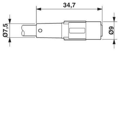 SAC-3P-5,0-PUR/M 8SIFS - Phoenix Contact - 1519875 - изображение 2