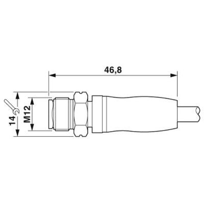 SAC-4P-M12MS/3,0-500/M12FS FB - Phoenix Contact - 1420981 - изображение 2