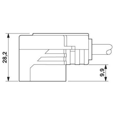 SAC-4P-3,0-PUR/AD 180 - Phoenix Contact - 1400763 - изображение 3
