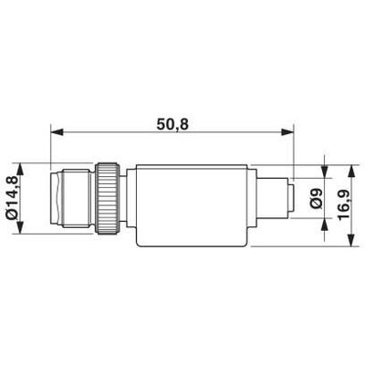 SAC-4P-M12MS-M 8SIFS - Phoenix Contact - 1519778 - изображение 2