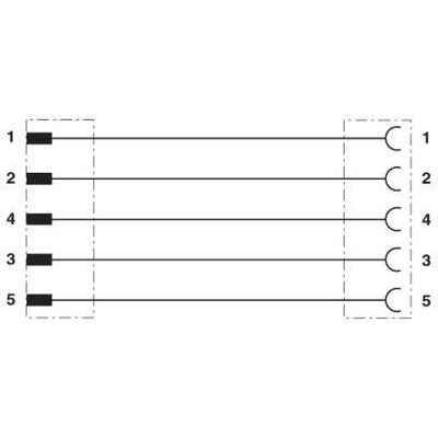 SAC-5P-M12MS/3,0-PUR/M12FS - Phoenix Contact - 1681619 - изображение 4