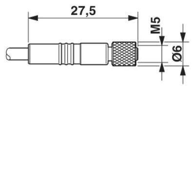 SAC-3P-1,5-PUR/M5FS - Phoenix Contact - 1530427 - изображение 2