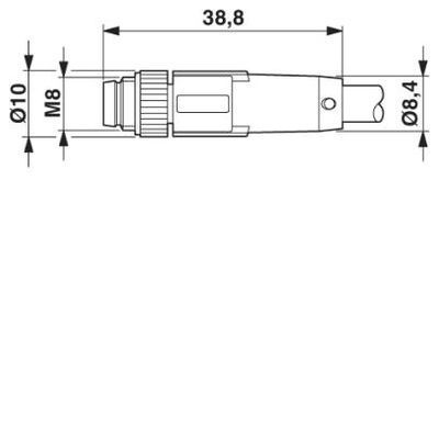 SAC-3P-M 8MS/ 3,0-PUR SH - Phoenix Contact - 1521527 - изображение 2