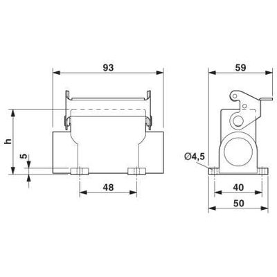 HC-D 15-SML-52/O1M25 - Phoenix Contact - 1604893 - изображение 2