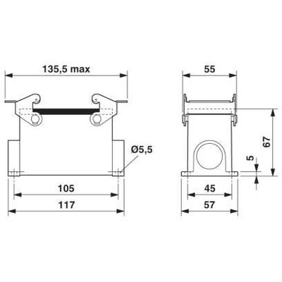 HC-HV 6-SMQ-67/O1M25 - Phoenix Contact - 1604933 - изображение 2