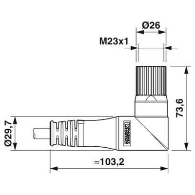K-12 - OE/5,0-E00/M23 FK-N2 - Phoenix Contact - 1619281 - изображение 2