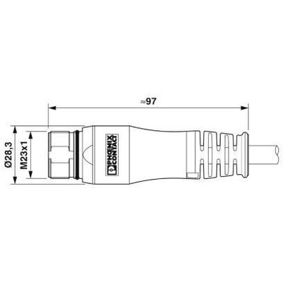 K-17-M23 M9/5,0-E01/M23 F8 - Phoenix Contact - 1619296 - изображение 3