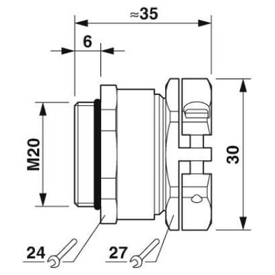 HC-M-KV-Z-M20 - Phoenix Contact - 1646146 - изображение 2