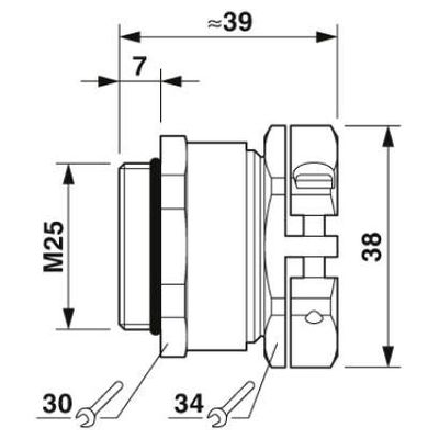 HC-M-KV-Z-M25 - Phoenix Contact - 1646159 - изображение 2