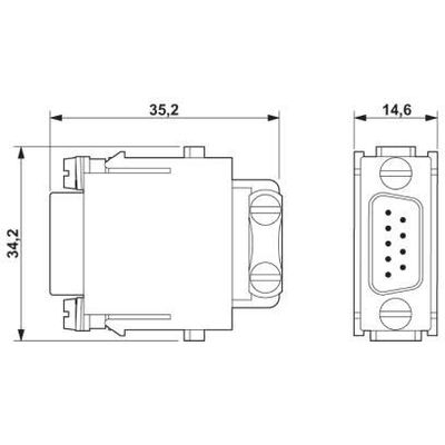 HC-M-DSUB 09-MOD-ST - Phoenix Contact - 1647530 - изображение 2