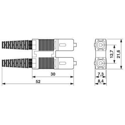 VS-PC-2XGOF-50-SCRJ/SCDU-2 - Phoenix Contact - 1654413 - изображение 3