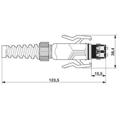 VS-IL-2XGOF-50-2XSCRJ-20 - Phoenix Contact - 1654455 - изображение 2