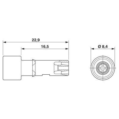 HC-M-PN3-1,60-BU-V - Phoenix Contact - 1663543 - изображение 2