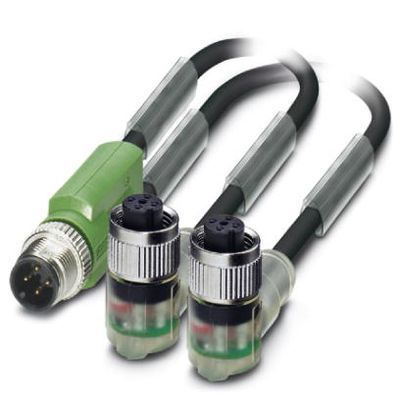 SAC-3P-M12Y/2X0,3-PUR/M12FR2LB - Phoenix Contact - 1669039