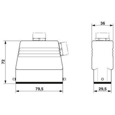 HC-D 25-TFL-72/O1PG21S - Phoenix Contact - 1672864 - изображение 2