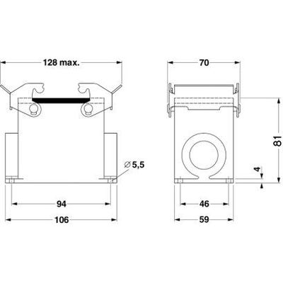 HC-D 50-SMQ-81/O1PG29 - Phoenix Contact - 1672990 - изображение 2