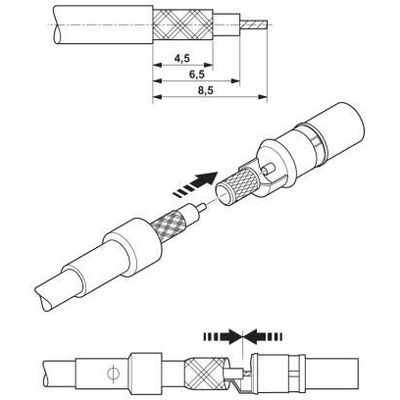 HC-M-04-BU-KOAX-50 - Phoenix Contact - 1676802 - изображение 2
