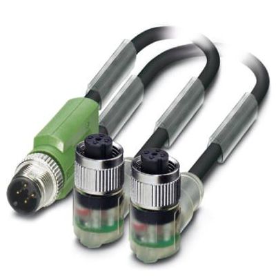 SAC-3P-M12Y-2XM12FR-2LB/.../.. - Phoenix Contact - 1697386