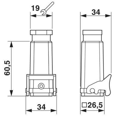 HC-D 7-KML-61/M1PG11/PA - Phoenix Contact - 1772308 - изображение 2