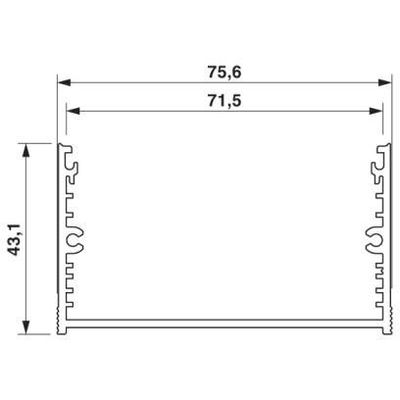 UM-ALU 4 AU75 L25 - Phoenix Contact - 2200962 - изображение 2