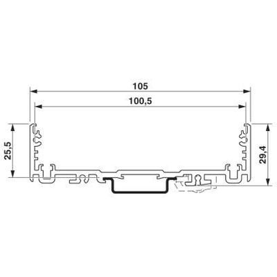 UM-ALU 4-100,5 PROFILE 500 - Phoenix Contact - 1149346 - изображение 2