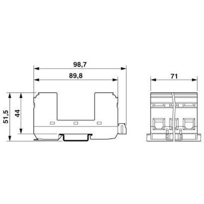 VAL-MS/3+1-BE/FM-UD - Phoenix Contact - 2858674 - изображение 2