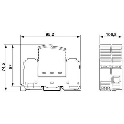 FLT-SEC-T1+T2-3C-350/25-FM - Phoenix Contact - 2905469 - изображение 2