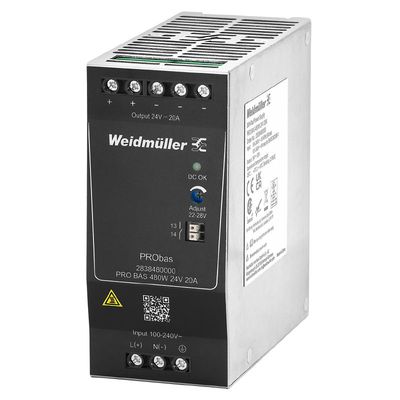 PRO BAS 480W 24V 20A - Weidmueller - 2838480000